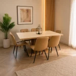 Table à Manger Panda – Design Moderne en WPC